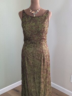 Je Matadi Vintage Y2K Fully Beaded Silk Gown